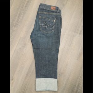 Express X2 Quality Denim Capri Size 6
